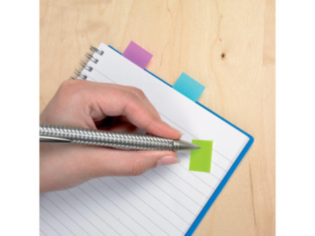 Post-it Marque-pages Index, 25,4 x 43,2 mm, bleu