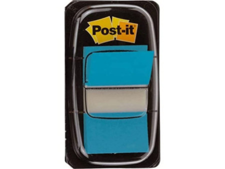 Post-it Marque-pages Index, 25,4 x 43,2 mm, turquoise