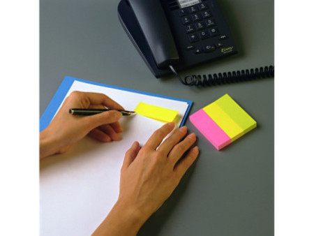 Post-it Marque-pages en papier, 15 x 50 mm, couleurs