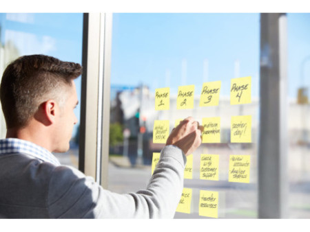 Post-it Distributeur Z-Notes, noir/transparent, équipé