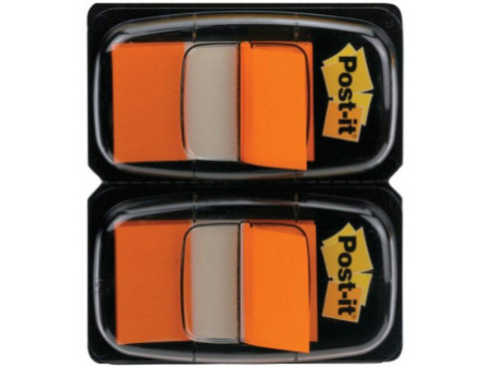 Post-it Marque-pages Index, 25,4 x 43,2 mm, pack éco, orange