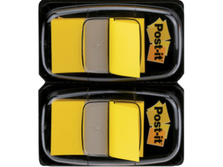 Post-it Marque-pages Index, 25,4 x 43,2 mm, pack éco, jaune