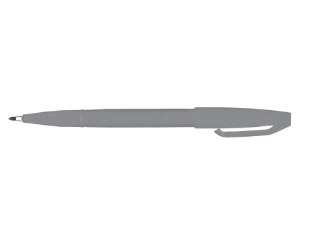 PentelArts Stylo feutre Sign Pen S520, gris argenté