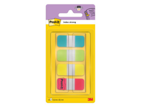 Post-it Marque-pages Index Strong en étui, 16 x 38 mm