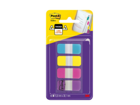 Post-it Marque-pages Index Strong en étui, 16 x 38 mm