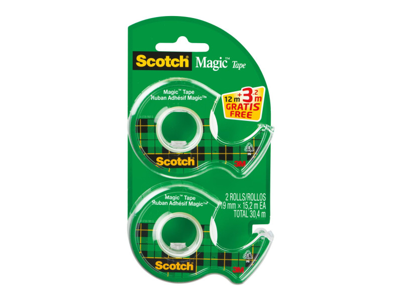 Scotch Dévidoir à main Magic, équipé, transparent