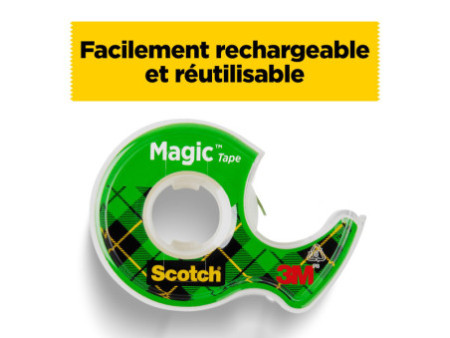 Scotch Dévidoir à main Magic, équipé, transparent