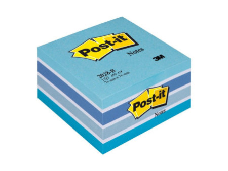 Post-it Bloc-note cube, 76 x 76 mm, assorti Light Relax