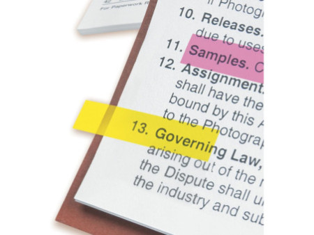 Post-it Marque-pages Index, 11,9 x 43,2 mm, 5 couleurs