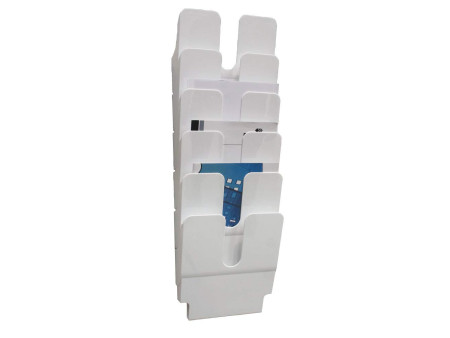 DURABLE Set de porte-brochures mural 'FLEXIPLUS 6', A4