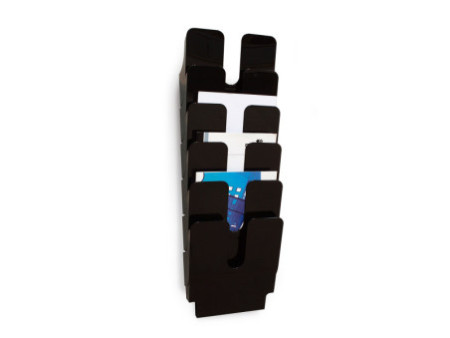 DURABLE Set de porte-brochures mural 'FLEXIPLUS 6', A4
