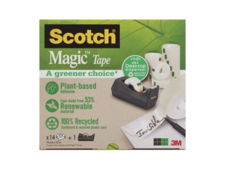 Scotch Dévidoir de ruban adhésif C38, 14 rouleaux incl.,noir