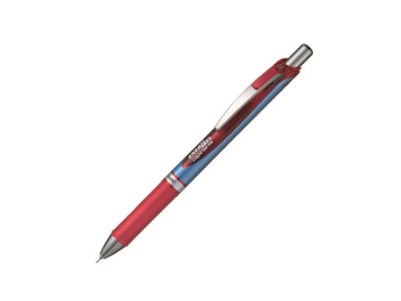 Pentel Stylo roller à encre gel liquide EnerGel BLN75, rouge