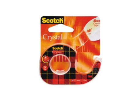 Scotch Ruban adhésif Crystal Clear 600, dévidoir incl.