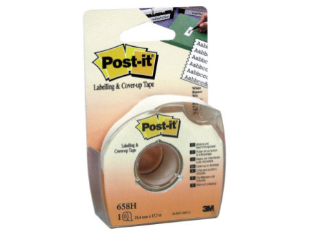 Post-it Ruban de masquage et de marquage, 25,4 mm x 17,7 m