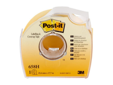 Post-it Ruban de masquage et de marquage, 25,4 mm x 17,7 m