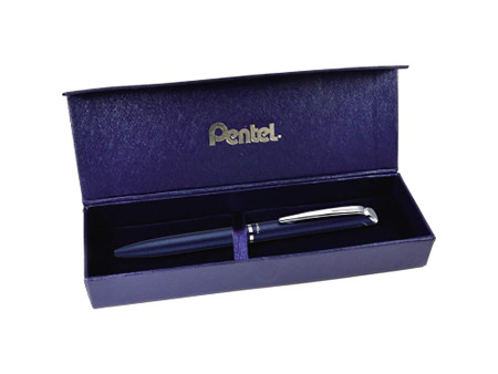 Pentel Stylo roller à encre gel EnerGel Hi-Class, bleu