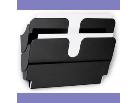 DURABLE Set de porte-brochures mural 'FLEXIPLUS 2', A4