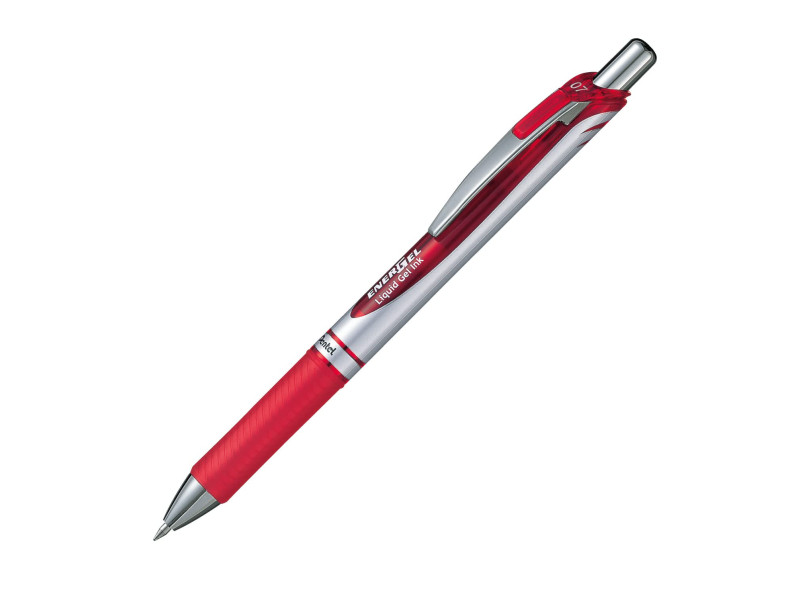 Pentel Stylo roller encre gel Energel BL77, rouge