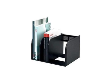 DURABLE Porte-revues OPTIMO eco, 3 compartiments, anthracite
