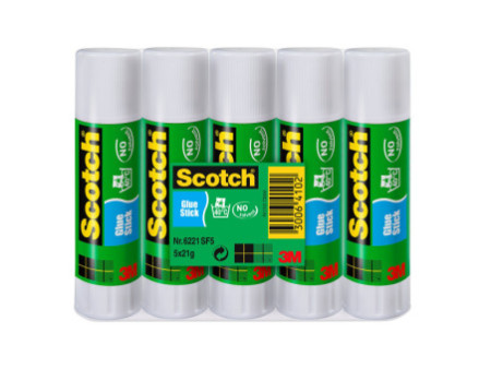 3M Scotch Bâton de colle standard, 21 g