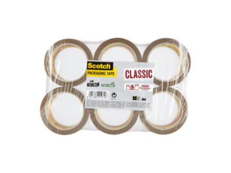 3M Scotch Ruban adhésif d'emballage 371, 50 mm x 66 m