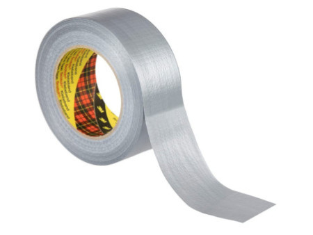 3M Scotch Ruban adhésif en toile 2903, 48 mm x 50 m, argent