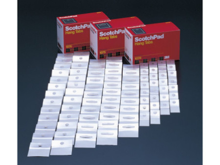 3M Languettes de suspension ScotchPad 1076, trou rond