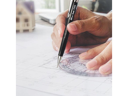 Pentel Porte-mines P 205, diamètre de mines: 0,5 mm, noir