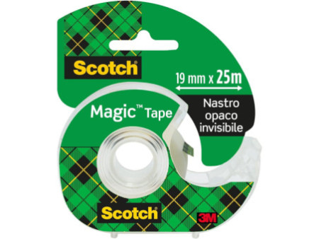 Scotch Ruban adhésif Magic, invisible, avec dévidoir