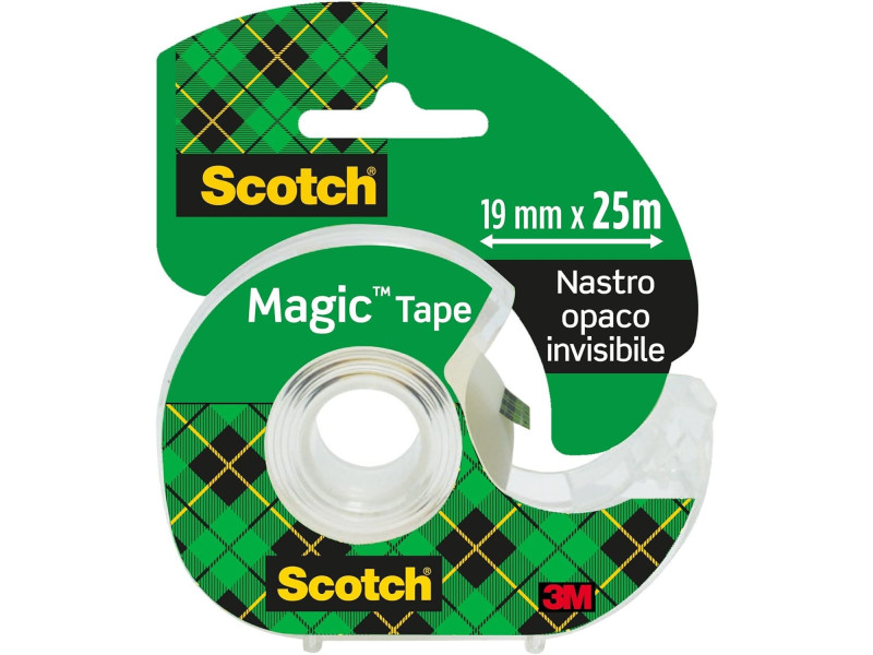 Scotch Ruban adhésif Magic, invisible, avec dévidoir