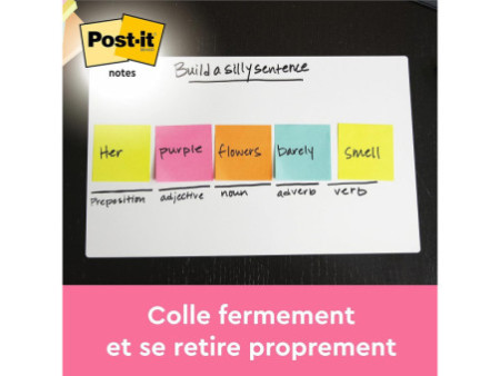 Post-it Bloc-note adhésif Notes, 38 x 51 mm, pack de 4