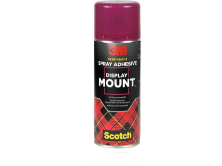 3M Scotch Colle spray DISPLAY MOUNT, permanent, 400 ml