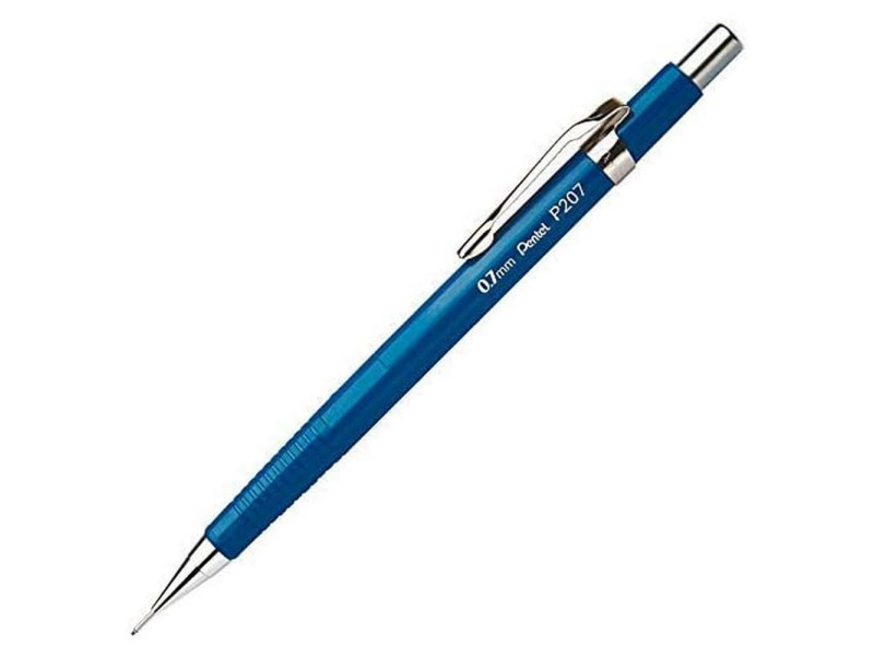 Pentel Porte-mines P 207, diamètre de mines: 0,7 mm, bleu