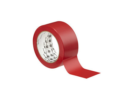 3M Ruban adhésif PVC souple 764i, 50,8 mm x 33 m, rouge