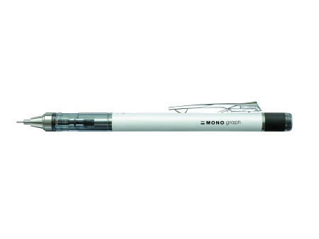 TOMBOW Porte-mines 'MONO graph', 0,7 mm, blanc
