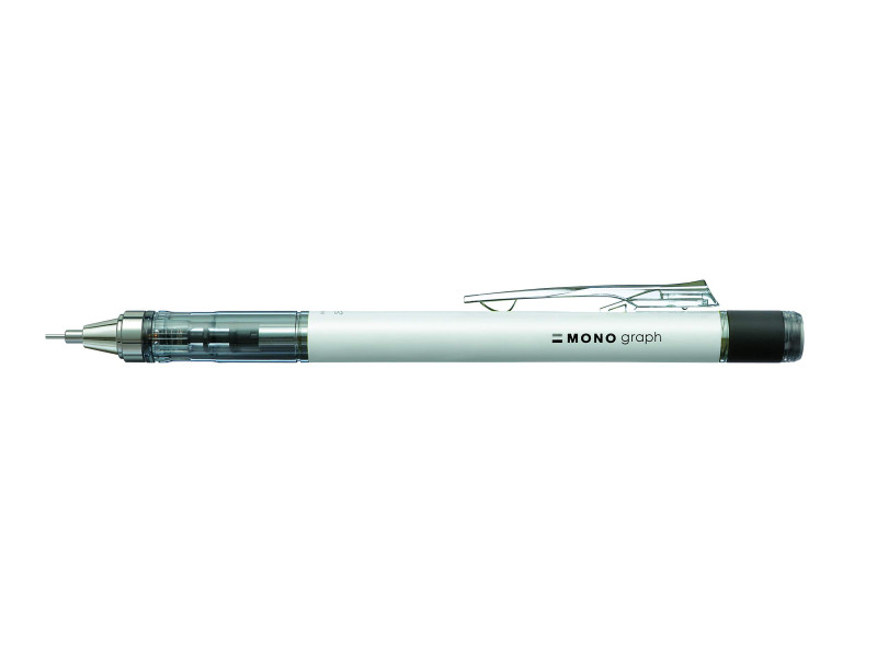 TOMBOW Porte-mines 'MONO graph', 0,7 mm, blanc
