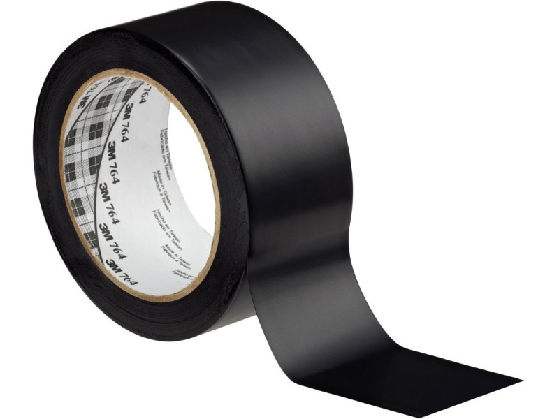 3M Ruban adhésif PVC souple 764i, 50,8 mm x 33 m, noir