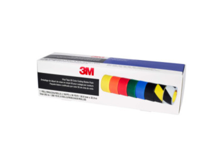 3M Ruban adhésif PVC 5S - Kit de démarrage, codage couleur