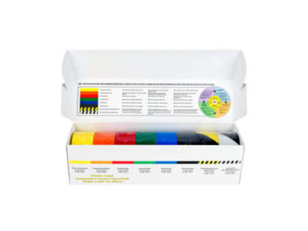 3M Ruban adhésif PVC 5S - Kit de démarrage, codage couleur