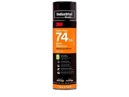 3M Colle aérosol pour mousse FoamFast 74, 500 ml, orange