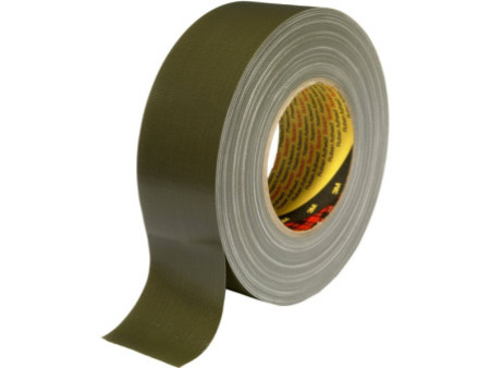 3M Premium Ruban adhésif toilé 389, 50 mm x 50 m, olive