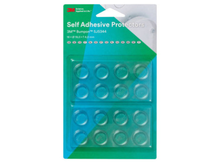 3M Bumpon Pastilles anti-bruit/anti-glisse, rond, 19,1 mm