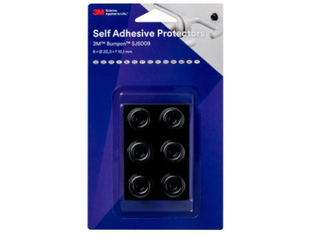 3M Bumpon Pastilles anti-bruit/anti-glisse, rond, 22,3 mm