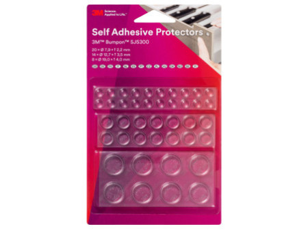 3M Bumpon Pastilles anti-bruit/anti-glisse, set assorti