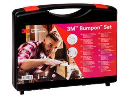 3M Bumpon Pastilles anti-bruit/anti-glisse, set, en mallette