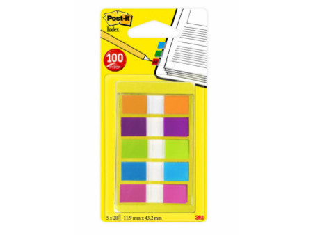 Post-it Marque-pages Index mini, 11,9 x 43,2 mm