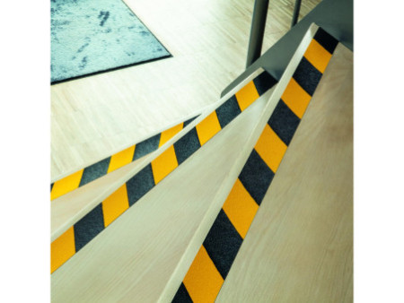 DURABLE Bande antidérapante DURALINE GRIP, 50 mm, noir/jaune