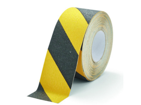 DURABLE Bande antidérapante DURALINE GRIP, 75 mm, noir/jaune