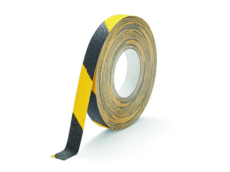 DURABLE Bande antidérapante DURALINE GRIP+, 25 mm,jaune/noir